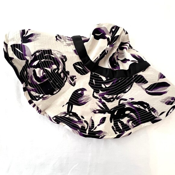 Scala Pronto Wide Brim, Floppy, Sun Hat, 100% Cotton, Floral Design, Excellent! - Picture 14 of 15